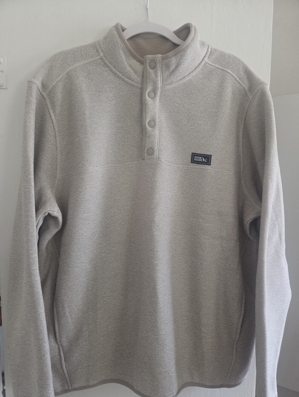 Eddie Bauer Snap-Front Sweater Fleece Pullover